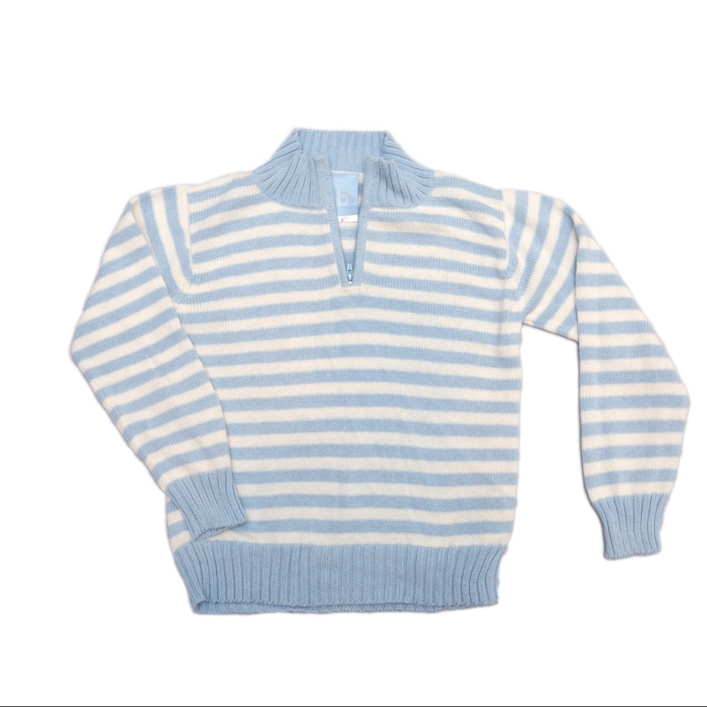 Bella Bliss Half Zip Knit Sweater